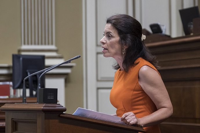 Socorro Beato, diputada del Grupo Nacionalista Canario y presidenta de la Comisión de Gobernación, Desarrollo Autonómico y Justicia