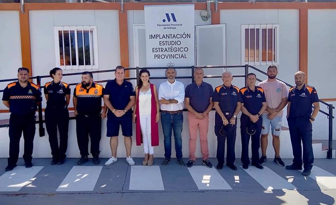 Encuentro de coordinación en la Axarquía sobre el plan estratégico de actuación ante riesgos extraordinarios realizado por la Diputación de Málaga.