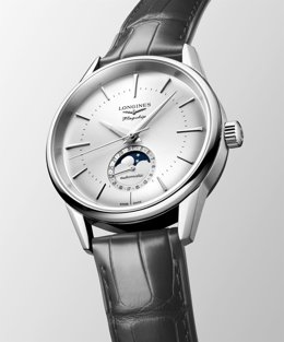 Longines presenta sus modelos Flagship Heritage con función de fase lunar.