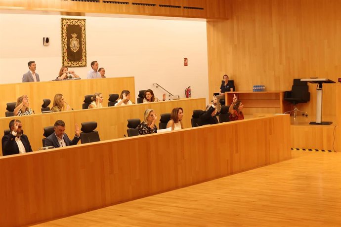 Pleno extraordinario de la Diputación de Málaga julio 2023.