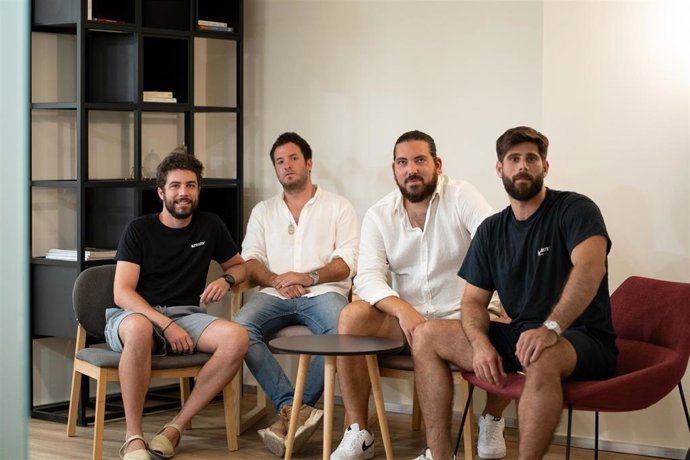 Archivo - Los fundadores de Kream: Alex Rodes, Borja Blasco, Joan Faura y Jordi Martínez.