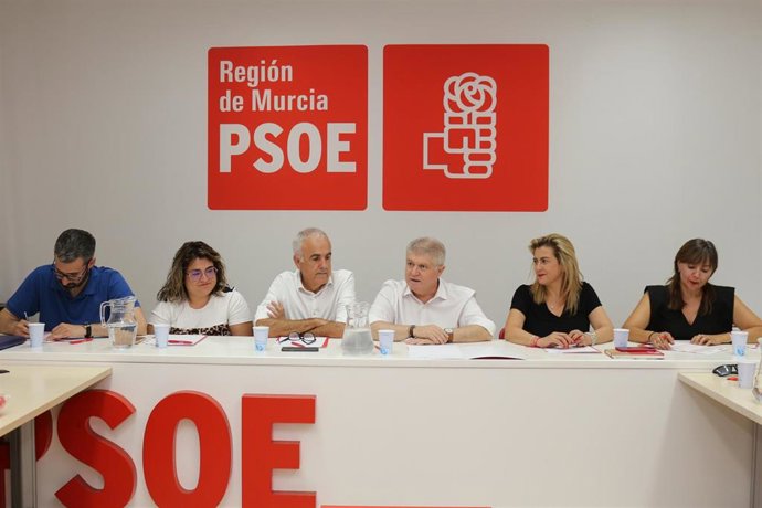 Reunión de la Comisión Ejecutiva Regional  del PSOE tras elecciones generales