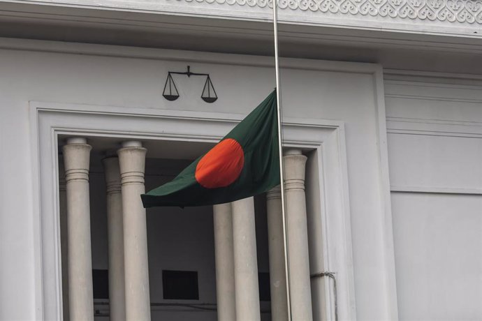 Archivo - Bandera de Bangladesh