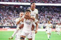 Dos golazos de Bellingham y Joselu dan la victoria al Real Madrid ante el United