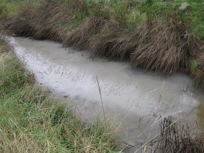 Vertidos en la Ría de Villaviciosa.