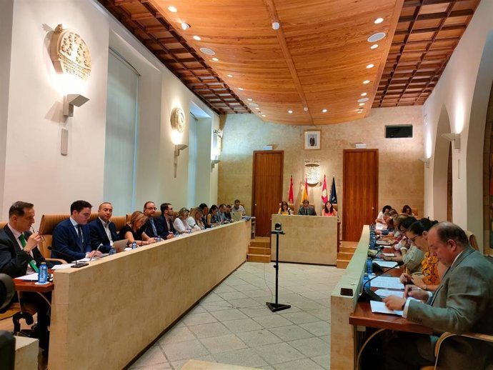 Pleno en el Ayuntamiento de Salamanca