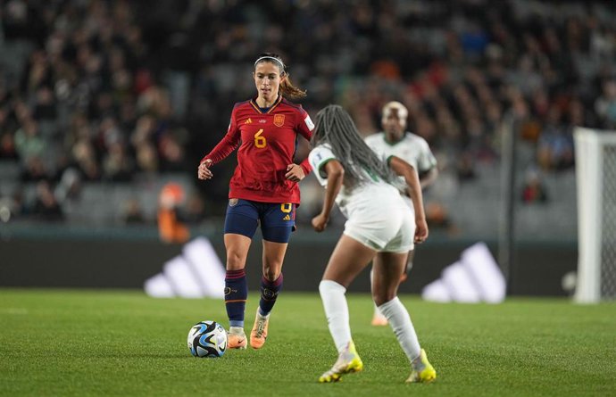 Aitana Bonmatí durante el España-Zambia del Mundial de Australia y Nueva Zelanda