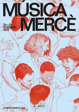 Cartel promocional de Música Merc para La Merc 2023
