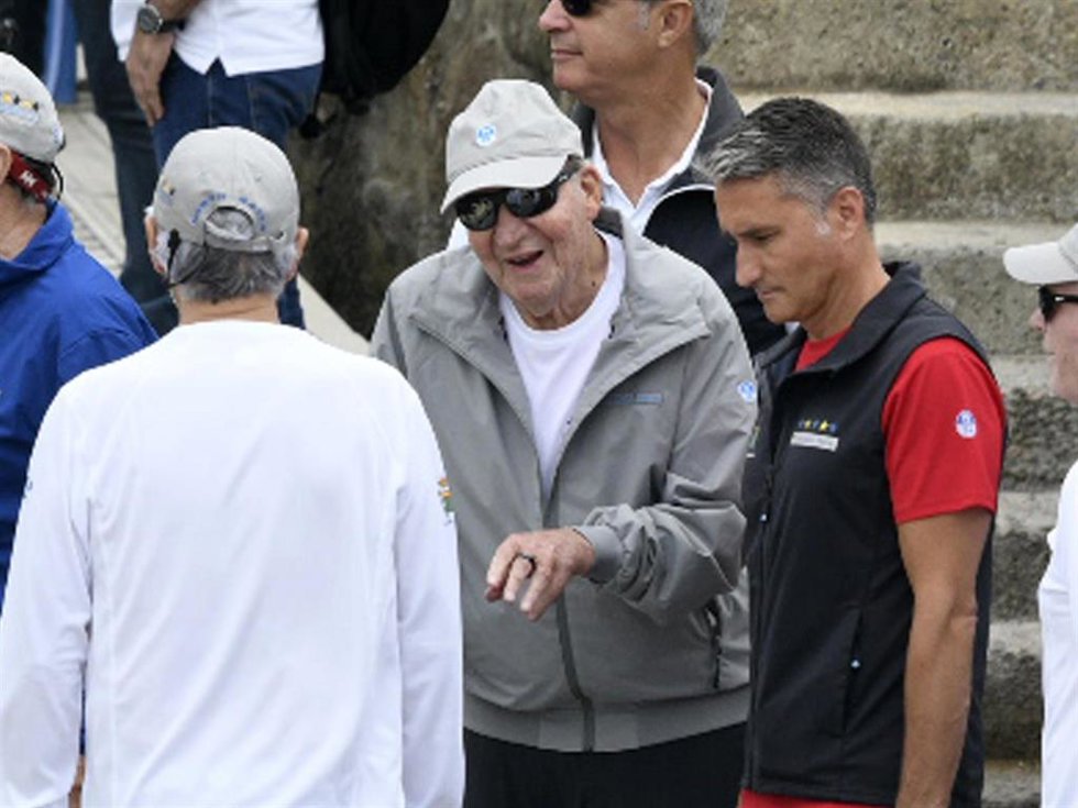DON JUAN CARLOS I EN EL CLUB NÁUTICO DE SANXENXO
