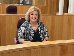 La portavoz del grupo socialista en la Diputación de Granada, Fátima Gómez.