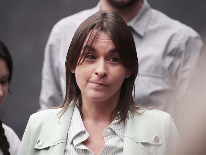 Archivo - La portavoz de Contigo Navarra, Begoña Alfaro.