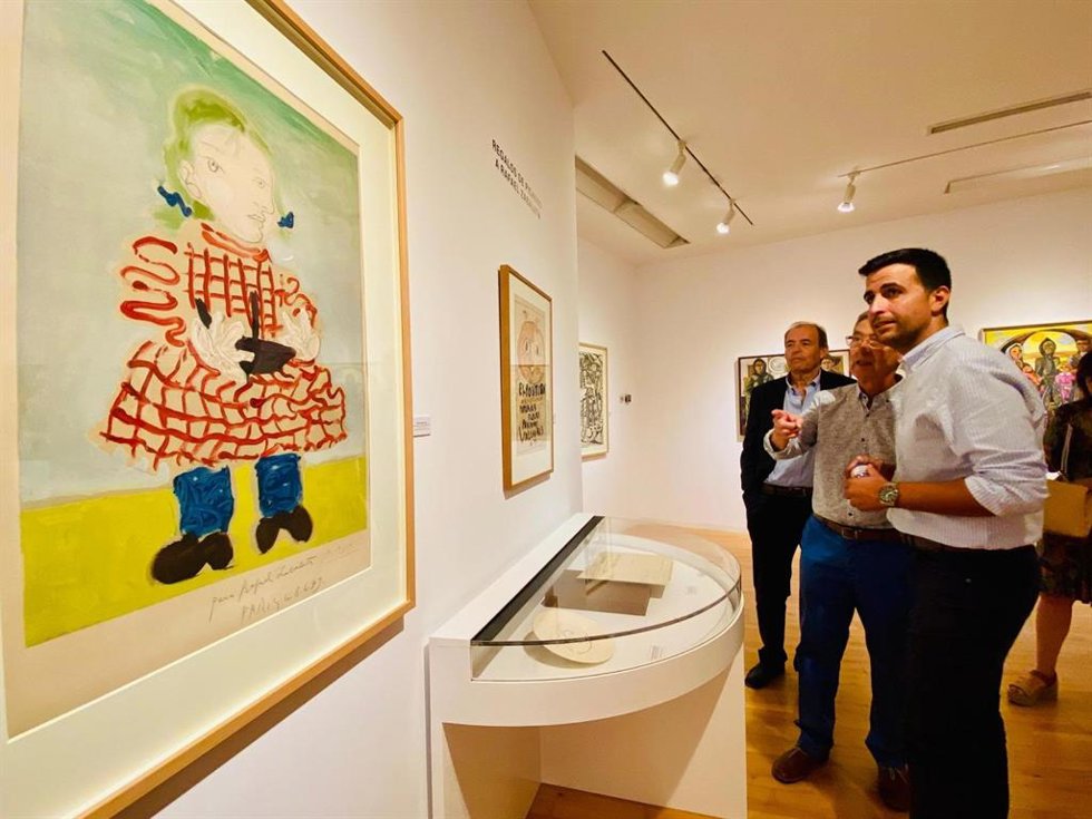 Presentación de exposición de Rafael Zabaleta con motivo del Año Picasso en el centro cultural MVA y en el MAD de Antequera.