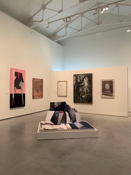 Obras de la exposición 'Roma, siempre en Roma', en las Naves de Gamazo de Santander