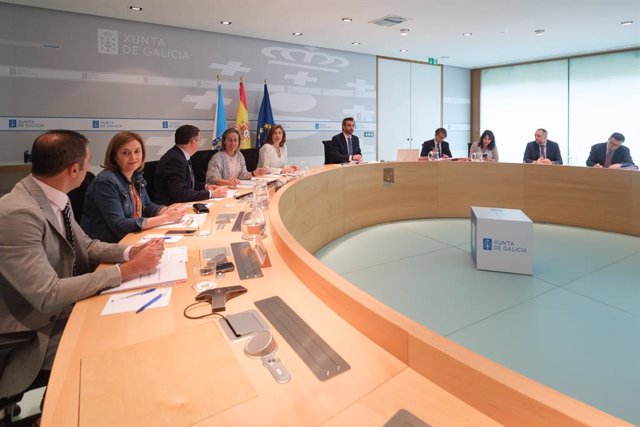 Reunión del Consello de la Xunta presidida por Diego Calvo.