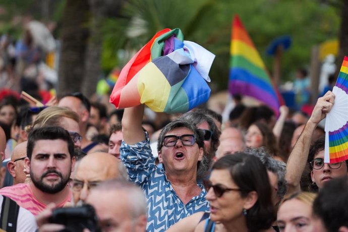 Manifestación del Orgullo LGTBIQ+ en Nquera (Valencia) 