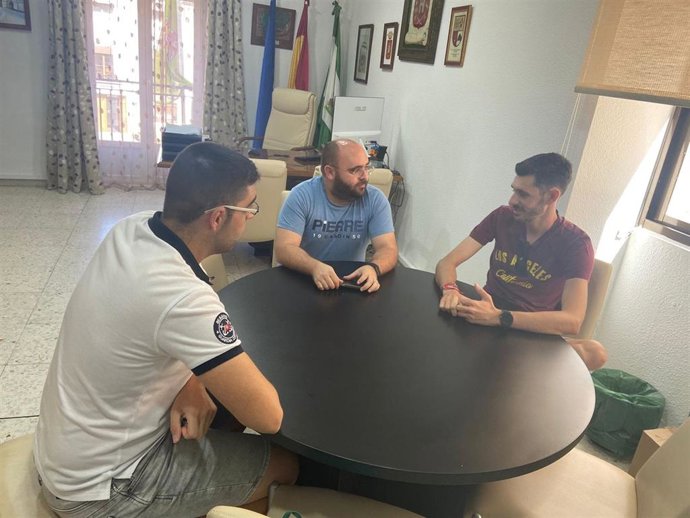 Reunión con el alcalde de Jimena