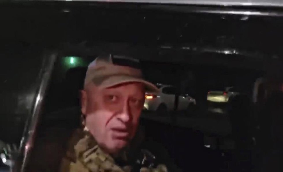 Archivo - June 26, 2023, Rostov-on-Don, Donetsk Oblast, Ukraine: A screen grab of Russian oligarch Yevgeny Prigozhin, owner of the Wagner Group of mercenaries as he departs by vehicle after reaching an agreement to halt his march on Moscow, June 25, 202