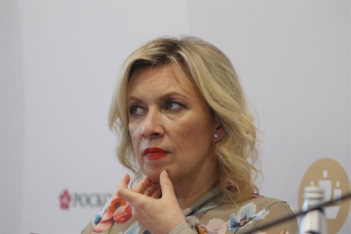 Archivo - La portavoz del Ministerio de Exteriores de Rusia, Maria Zajarova