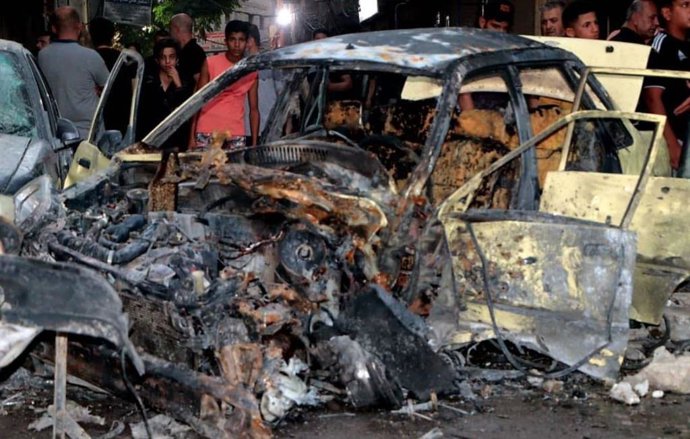 Explosión de un coche bomba en Damasco, Siria