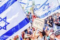 Miles de israelíes vuelven a tomar las calles en protesta por la reforma judicial