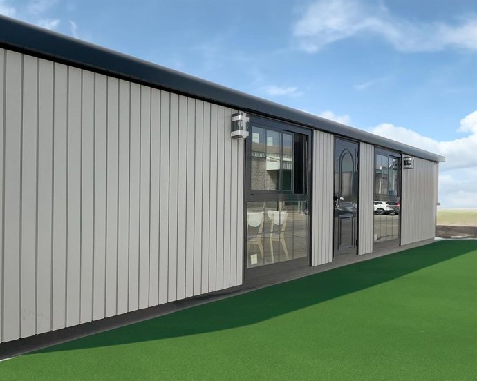 Exterior de una nueva casa móvil de Casaredia.