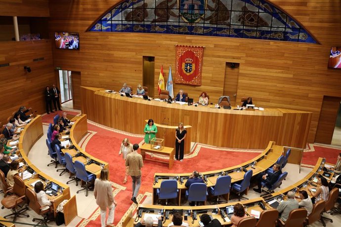 Pleno do Parlamento de Galicia