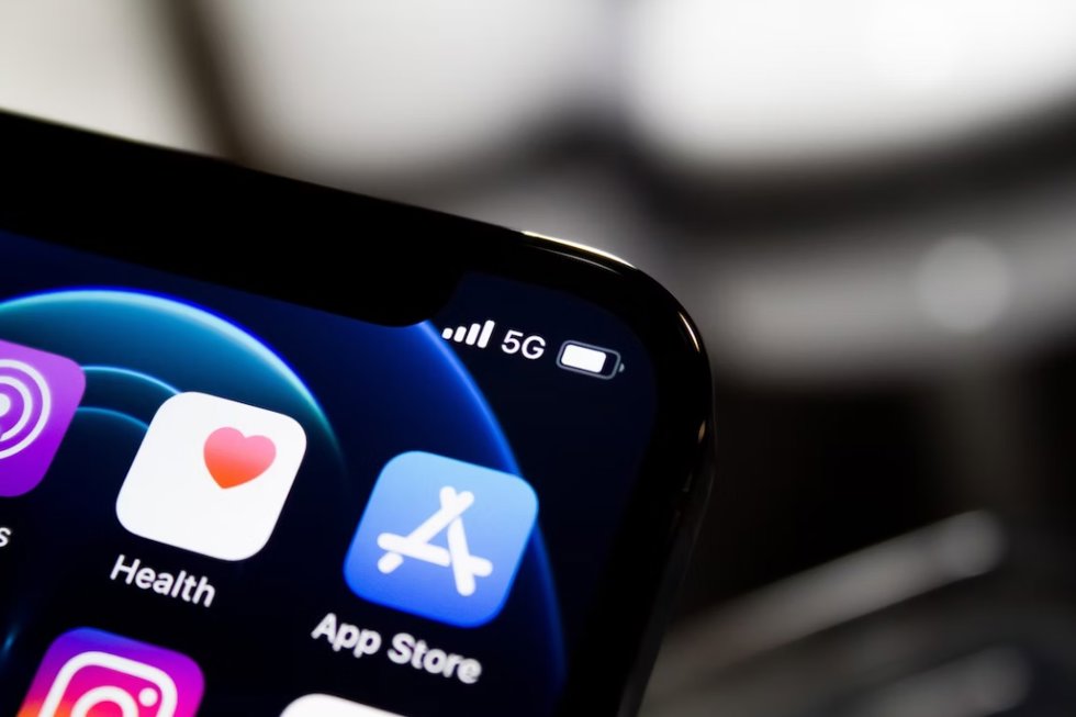 Aplicación de la App Store en un iPhone