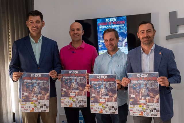 Presentación de IX edición de la Carrera por Montaña Ciudad de Valverde 2023 en la Diputación de Huelva.