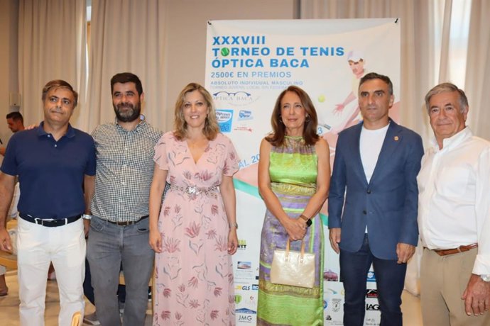 Presentación 38 edición del torneo de tenis 'Óptica Baca'