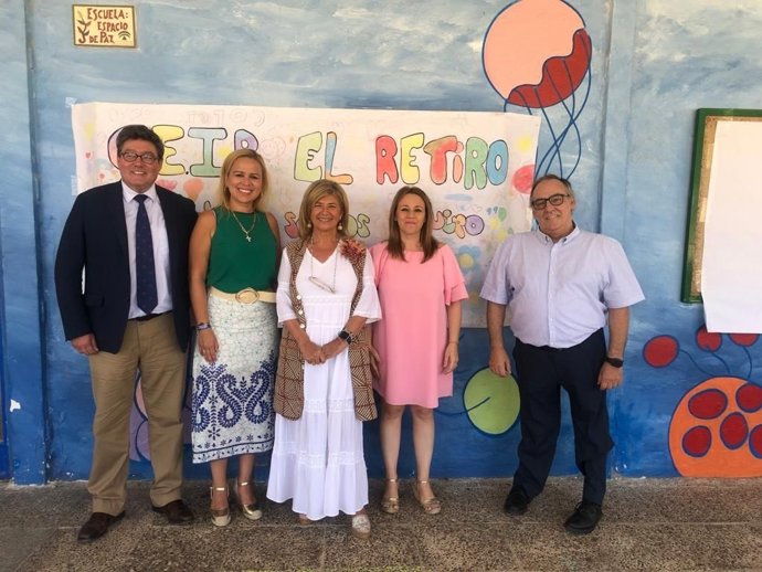 Isabel Paredes en el CEIP El Retiro de Jerez por el Programa de Refuerzo Estival.