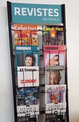 Imatge de portades de revistes en català
