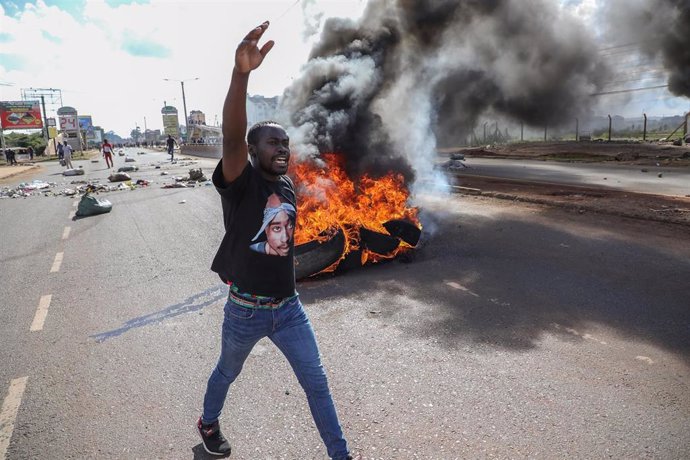 Archivo - Protestas contra el coste de la vida en Nairobi 