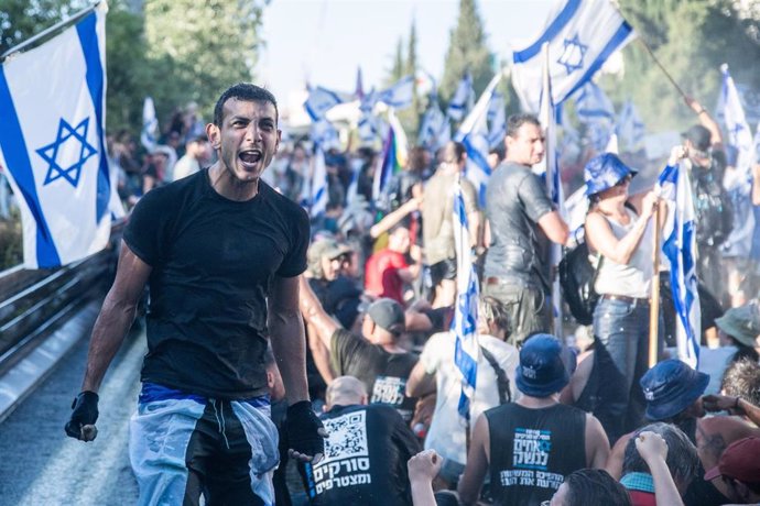 Protestas contra la reforma judicial en Israel 