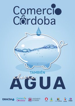 Cartel para promover el ahorro de agua.