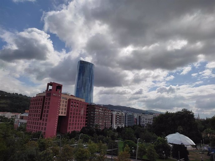 Nubes sobre Bilbao