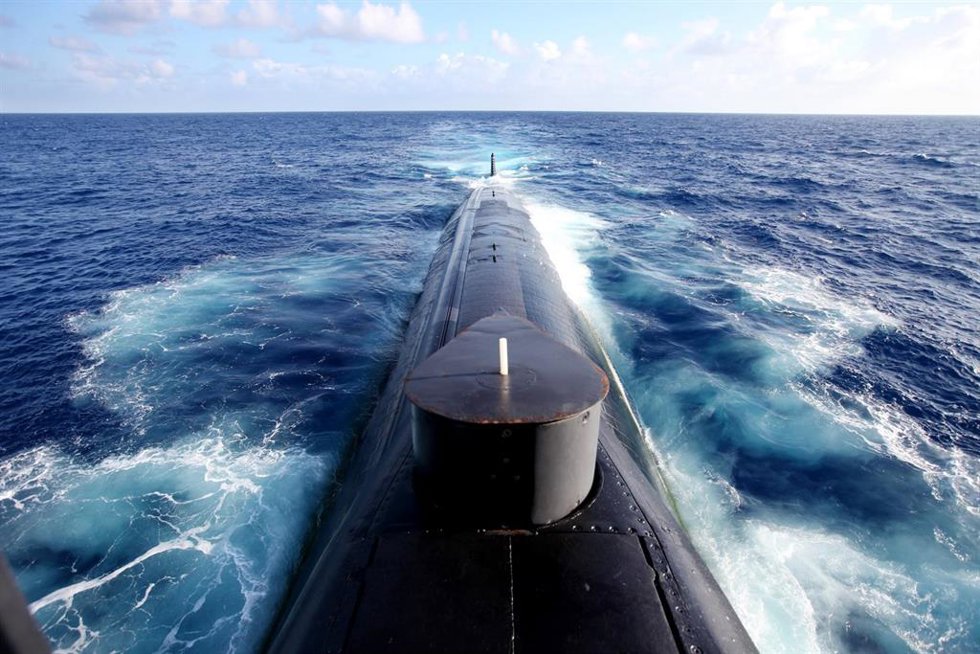 Archivo - Imagen de archivo del submarino estadounidense Annapolis 