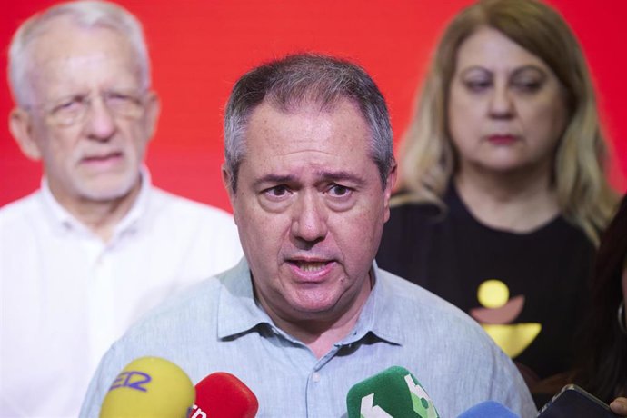 El secretario general del PSOE de Andalucía, Juan Espadas, en una foto de archivo.