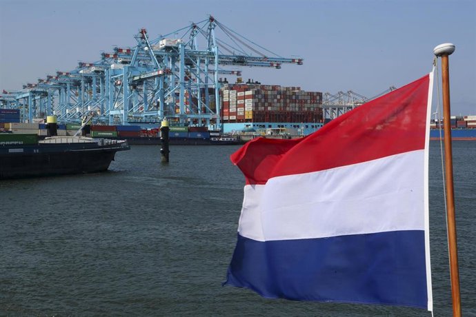 Archivo - Bandera de Países Bajos.
