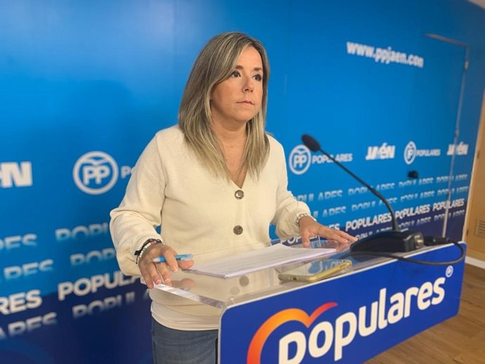 Archivo - La secretaria general del PP de Jaén, Elena González, archivo 