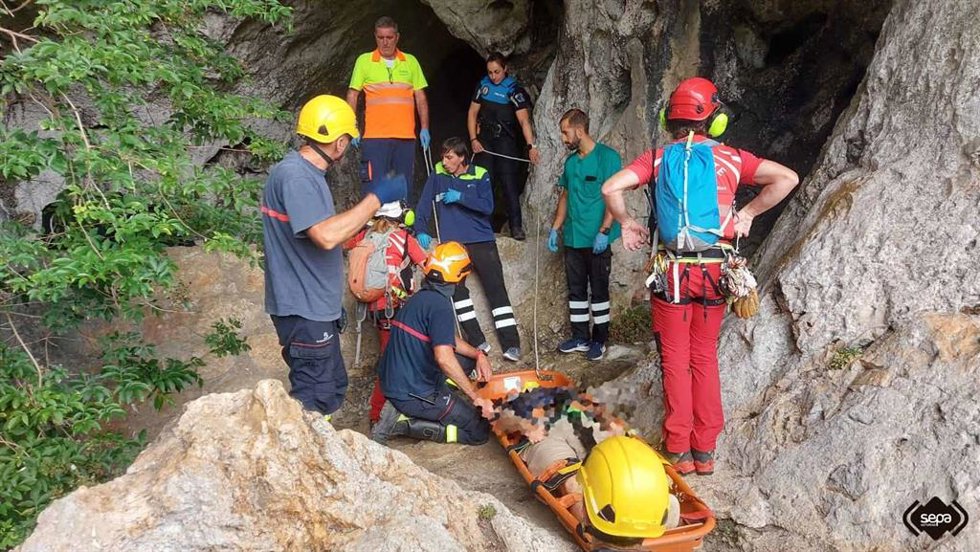 Rescate de montaña en Ribadesella