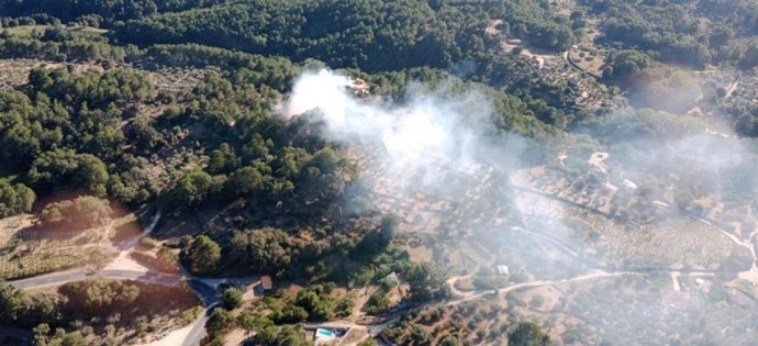 Incendio en Gavilanes (Ávila).