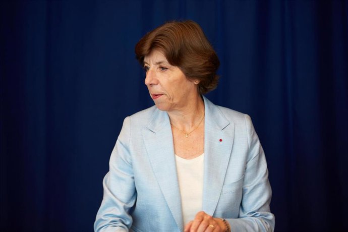 La ministra de Exteriores de Francia, Catherine Colonna
