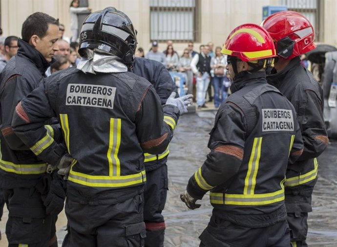 Archivo - Foto archivo Bomberos de Cartagena