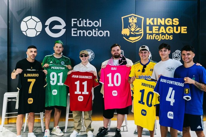Los presidentes de la Kings League Infojobs en Fútbol Emotion.
