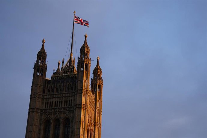 Archivo - Imagen de archivo de la bandera de Reino Unido
