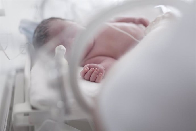 Archivo - Imagen de un recién nacido