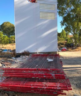 Vallado en el Cabezo de la Joya en Huelva.