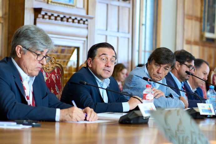 El ministro de Asuntos Exteriores en funciones, José Manuel Albares, inaugura en la UIMP el curso 'España en el mundo: La presidencia española del Consejo de la UE'