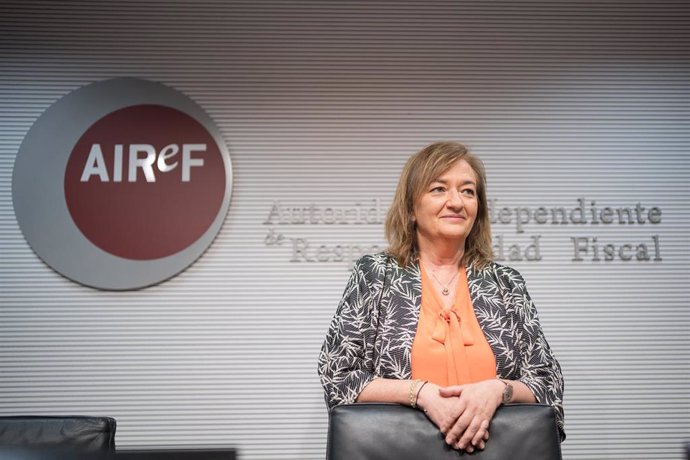 Archivo - La presidenta de la AIReF, Cristina Herrero