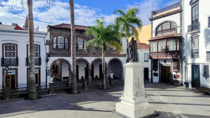 Fachada principal del Ayuntamiento de Santa Cruz de La Palma
